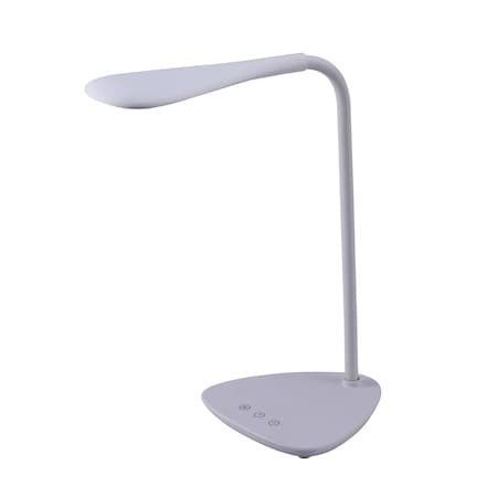 Black & Decker Minimalist Desk Lamp with Battery, White VLED1820-BD